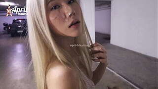 April-Maxima got drilled in the vehicle and kicked away from home with a facial on the street