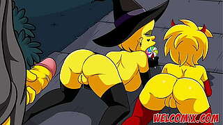 Particular Halloween Night! Simpsons Porn! Simptoons!