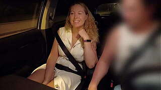 Friend'_s mommy gives me a bj in vehicle