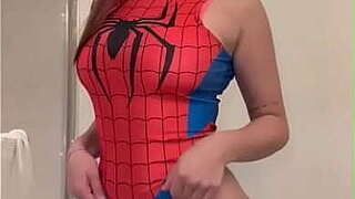Sophie Rain Spider Masculine Disrobe Tease Movie Overall