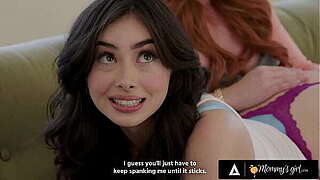 MOMMY'_S Virgin - Angry MILF Sophia Locke DISCIPLINES However Anew Misbehaving Stepbae Chloe Surreal!