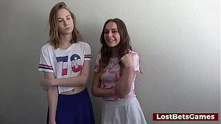 The two maidens closure up engulfing his penis next a undress football tandem