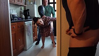Great Ass Wife Receives Creampied By Paramour since Cuckold Spouse Watches and Jerks Off