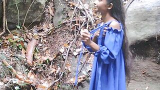 Go River And Fuck Outdoors Jungle With My Step Sister, CUM ON Come across