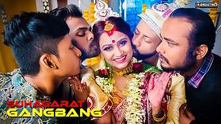 Bang Suhagarat - Besi Indian Wife Very First Suhagarat with Four Spouse ( Stout Episode )