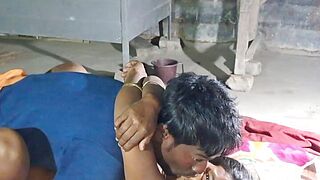 Gorgeous Indian Countryside Wife Stout night-time