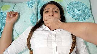 Shh shh don't go screaming! - Stepbrother bonks his stepsister when they are exclusive at home.