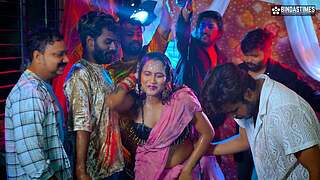 Desi Bihari Chapri In nature's garb Dance Show Inhabit with StarSudipa whole Whole Boys( Overall Video )