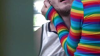 Father Catches Diminutive Young Getting Pounded by Her Step-brother - Kenzie Reeves