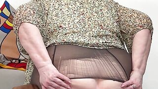 Excited GILF Receives Anal Screwed by Darksome Stud and Lets Him Cum in Her A-hole