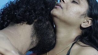 Blindfolded sex by Vaishnavy and Sharun Raj, Mallu tandem sexy blindfolded sex, Mallu tandem sexy intrigue in bikkini and sex
